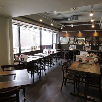 [Semi-private room] There is one seat for 8 people that can be used as a semi-private room.As it is a popular seat, please make a reservation and come to the store ◎ Have a good time while enjoying the original monja.