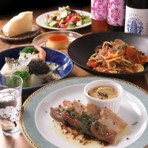 ≪各種宴会に≫アラカルト盛りやメイン料理などを堪能できるコースをご用意