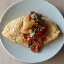 季節のオムレツ