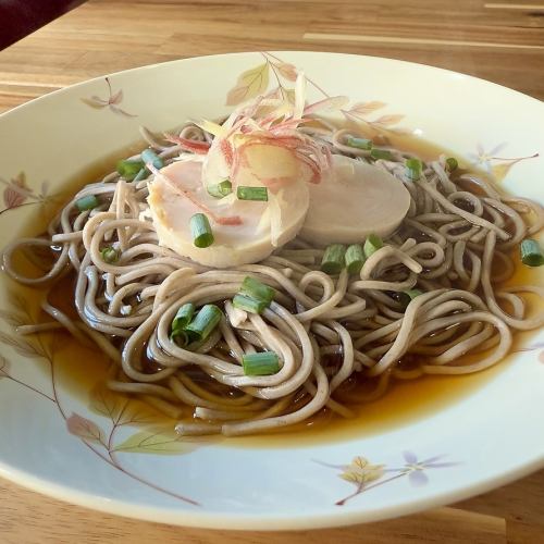 自家製ハムの温そば