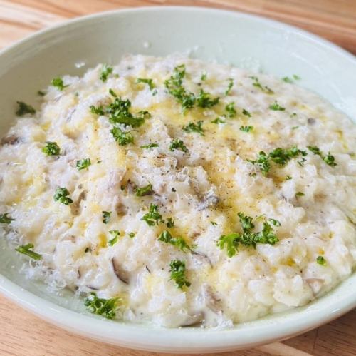 きのこのおじや風濃厚クリームリゾット