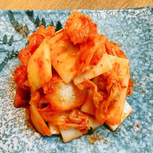 homemade radish kimchi