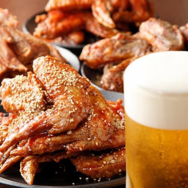 All 5 types ★ Secret fried chicken wings ★ Greater value with coupons ♪ Limited time offer! 20% off all drinks or foods !!