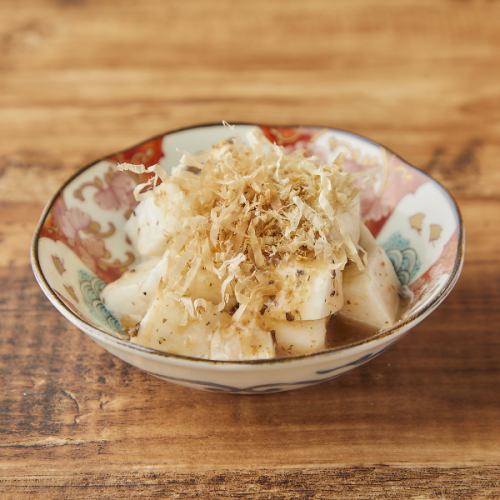 長芋の出汁醤油和え（梅たれ）
