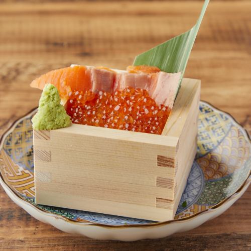 サーモン親子盛り
