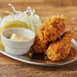 Deep fried oysters