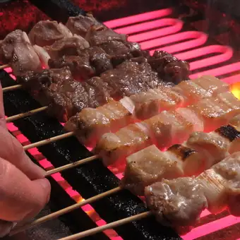 焼鳥串焼きコース　飲み放題付　5,500円（税込）