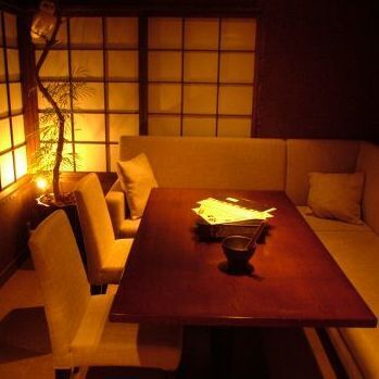 完全個室になります。大事な人とのお食事や接待に最適です