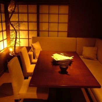 完全個室になります。大事な人とのお食事や接待に最適です