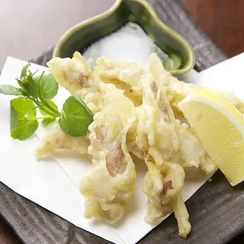 島らっきょう天ぷら