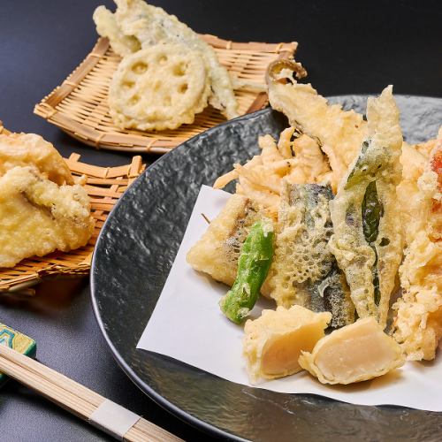 揚げたての天婦羅をご用意
