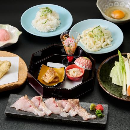 のど黒満喫会席(ランチ)