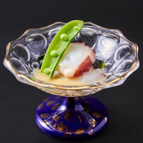 茶ぶり蛸の酢味噌和え