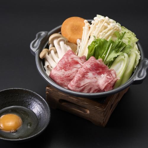 きのこと国産牛すき焼き