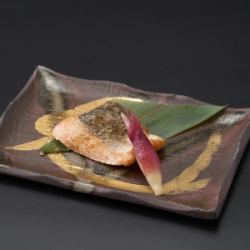 Grilled Autumn Salmon with Sansho Pepper