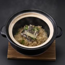 Pacific saury and ginger