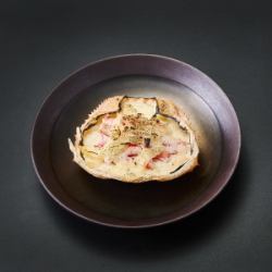 蟹甲羅グラタン