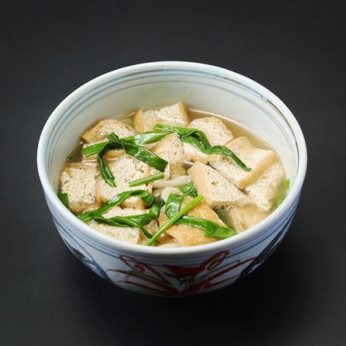 谷口屋のお揚げのきざみうどん