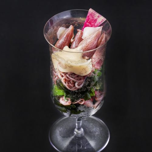 ホタルイカの酢の物