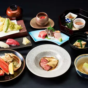 【精选时令海鲜及山野佳肴，打造令人满足的怀石料理套餐】宴会方案 ~葵~