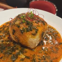 旨辛ニラダレのばくだん豆腐