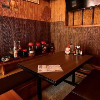 【お座敷席：2ー6名様×2席】ゆっくり寛げるお座敷席は最大12名様でのご利用可能◎宴会や模合で人気のお席なので事前のご予約がおすすめ！あだん宴会プランと併せてお楽しみ下さい◎