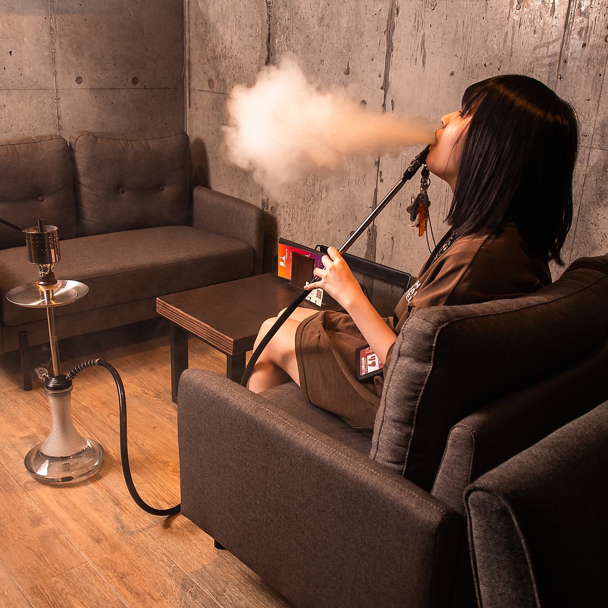 飲み会終わりにシーシャで一息◎