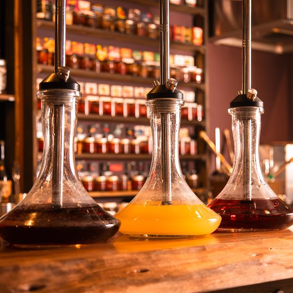 新しい香りの世界へ！70種類以上のフレーバーシーシャ