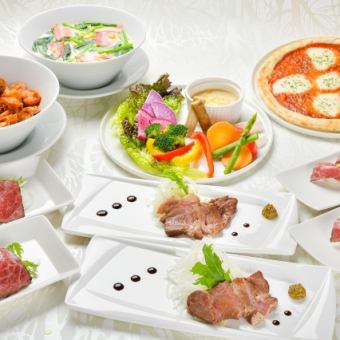 [Tokyo Olive A Course] 9 dishes total 4,500 yen