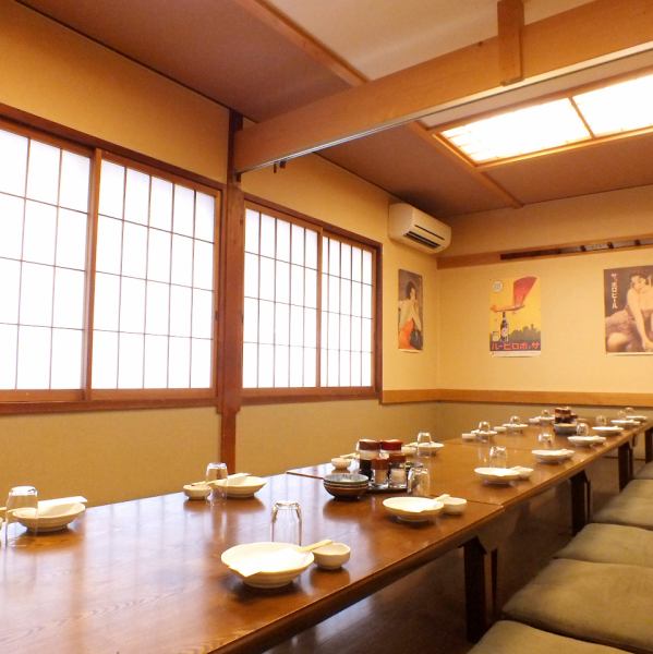 For various banquets.We also have large and small tatami rooms.Relax with your friends!