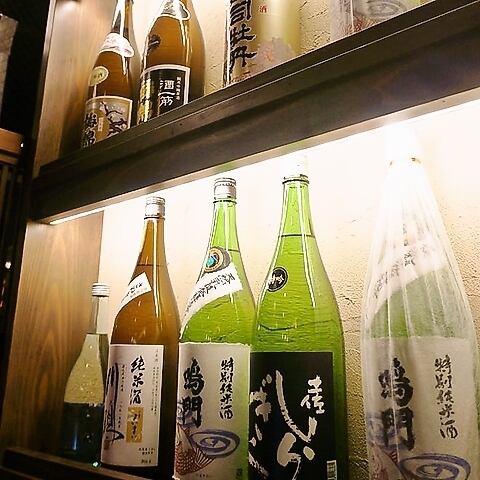 We have a wide selection of carefully selected Shikoku sake.There are also a variety of local dishes that go well with local sake.