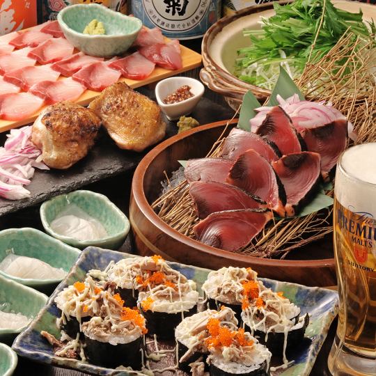 10/1～【個室で忘年会】鰤しゃぶと阿波尾鶏コース6,500円→6,000円(税込)【120分飲み放題込】