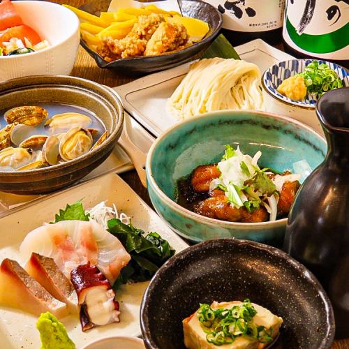 おいしい海鮮コースも◎