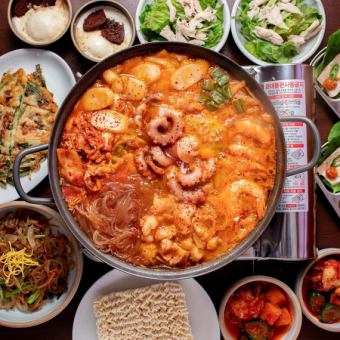 【超人氣！ 】釜山名產樂居套餐3500日圓（含稅）★+2小時無限暢飲1000日圓★