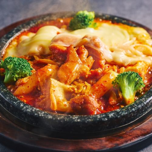 石板起司鐵板雞（1人份）