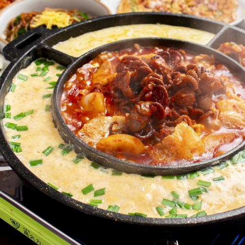 【各種宴会に！】チーズチュクミ韓国鍋コース3,000円（税込）+1,000円で飲み放題付♪