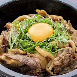 【期間限定】石焼月見焼肉丼