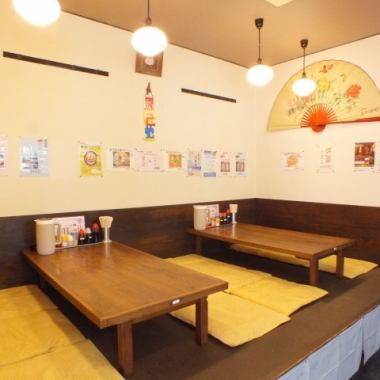 Zashiki is available for 6 people with 2 tables, maximum of 12 people.Please use it for the launch of work colleagues and grass baseball, also for families and friends gathering.I will issue a service ticket at the next coin parking.
