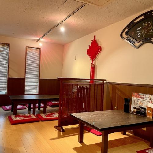 Fully equipped with tatami mat seats and table seats