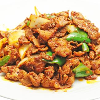 Stir-fried lamb with cumin flavor