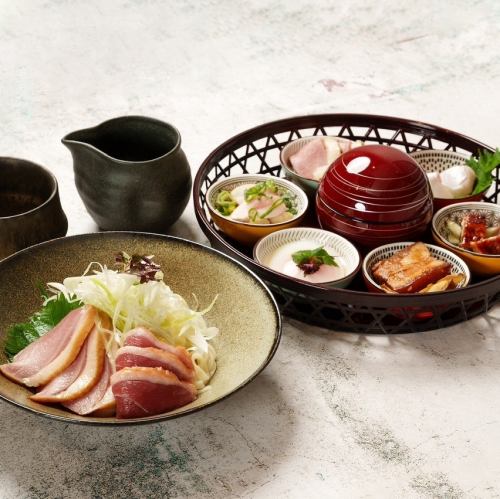 蕎麦前 鴨うどんセット