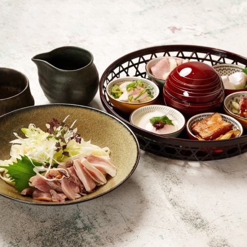 蕎麦前 鶏うどんセット