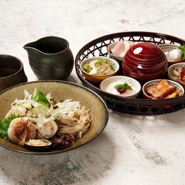 蕎麦前 貝蕎麦セット