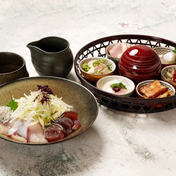 蕎麦前 旬魚うどんセット