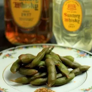 Smoked edamame