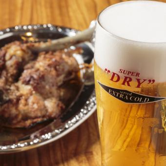 [All-you-can-drink single item] OK on the day! Includes draft beer ♪ (2 hours) 2,400 yen ⇒ 1,900 yen *Limited to Mondays to Thursdays, Sundays, and holidays