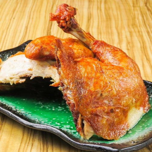 【수반】부드러운 육즙 히나 닭 반신 튀김 2~3인분