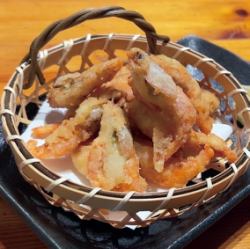 Deep fried sweet shrimp