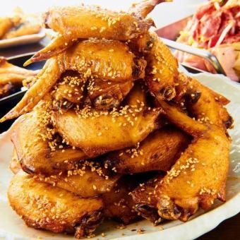 【格安飲み放題】180分制♪ブランド手羽先.黒豚餃子.おでんなど全120種3980円⇒2980円