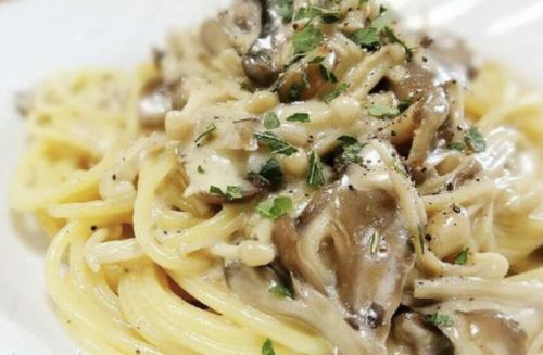 mushroom cream sauce pasta